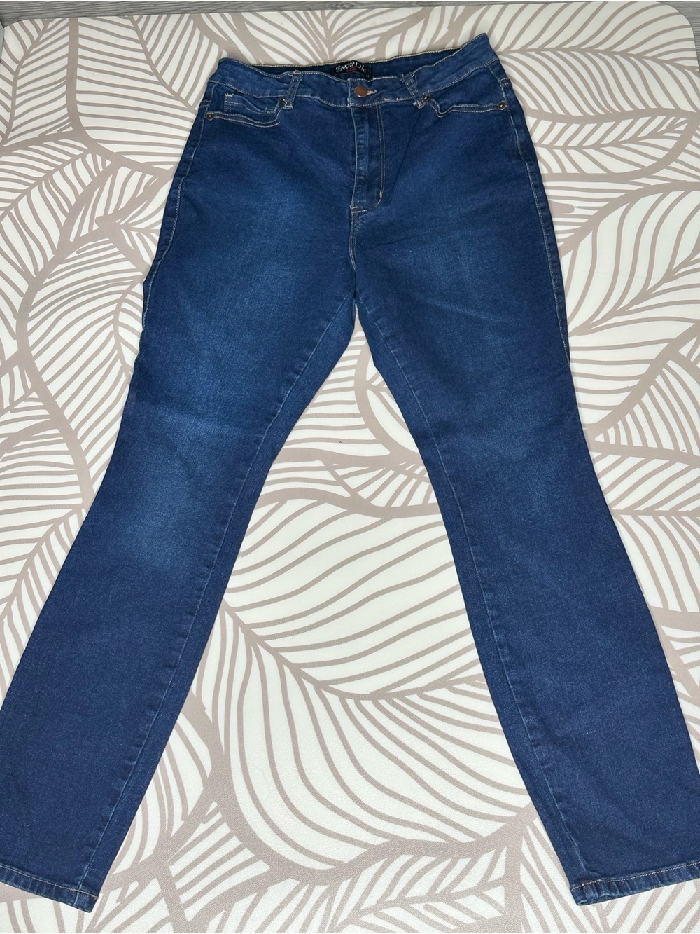 Swank A Posh - Dark Blue Stretch Skinny Jeans
